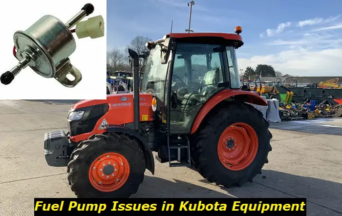 kubota fuel pump problems